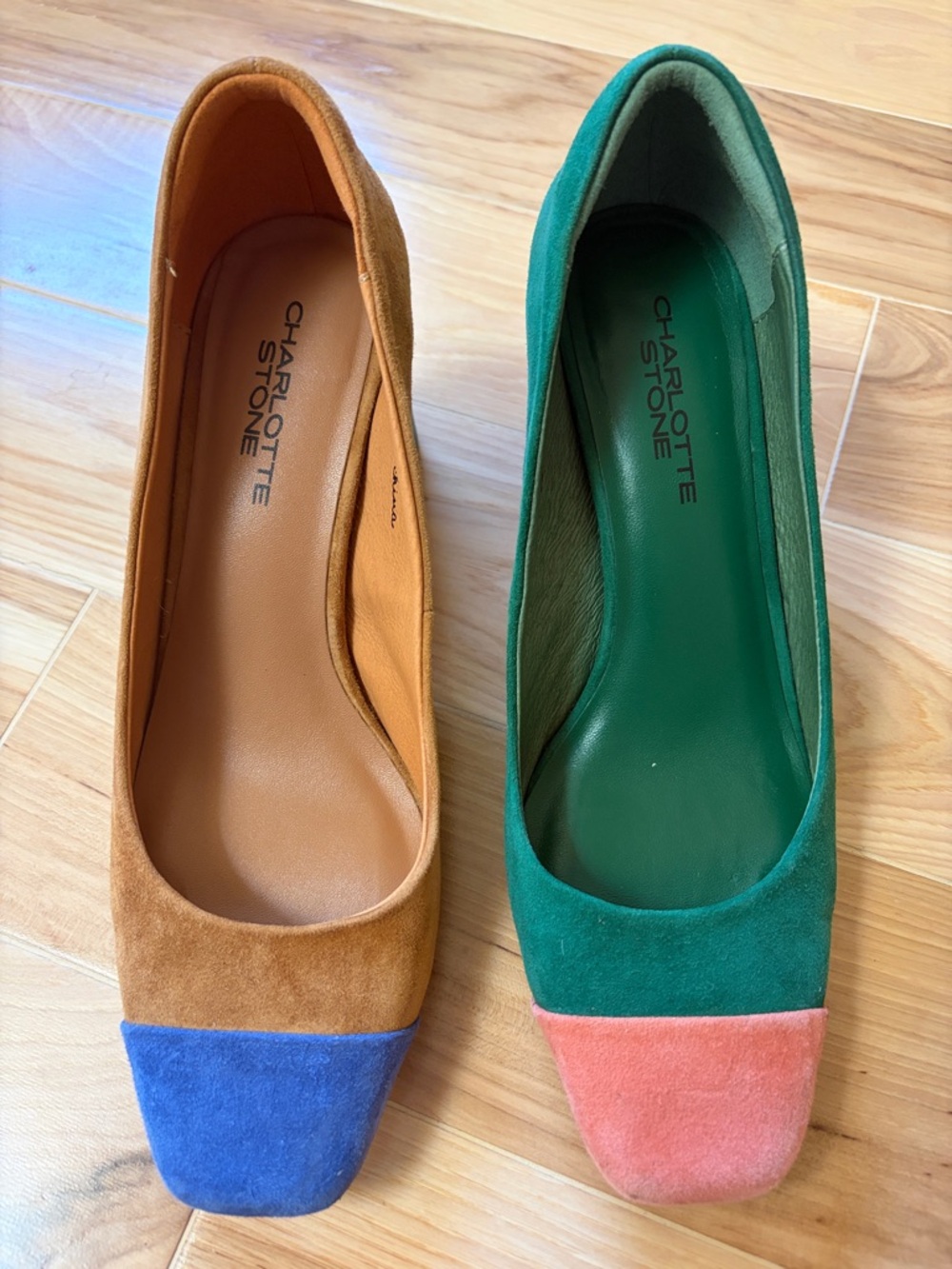 Charlotte Stone Risa mismatch heels